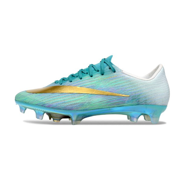 Nike Air Zoom Mercurial Vapor 17 Flyweave Elite Light Blue and White FG