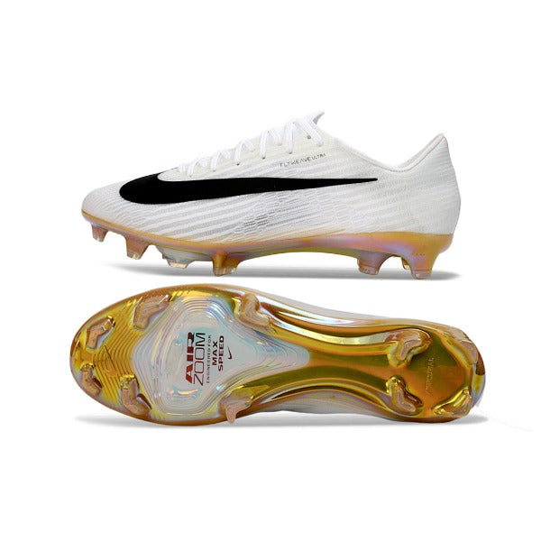 Nike Air Zoom Mercurial Vapor 17 Flyweave Elite White and Black FG