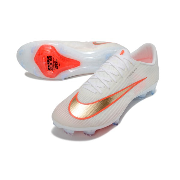 Nike Air Zoom Mercurial Vapor 17 Flyweave Elite White and Orange FG