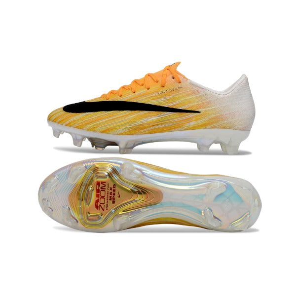 Nike Air Zoom Mercurial Vapor 17 Flyweave Elite Yellow and White FG