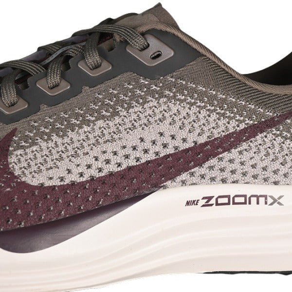 Nike Air Zoom Pegasus 35 Gray and Dark Red Running Shoes