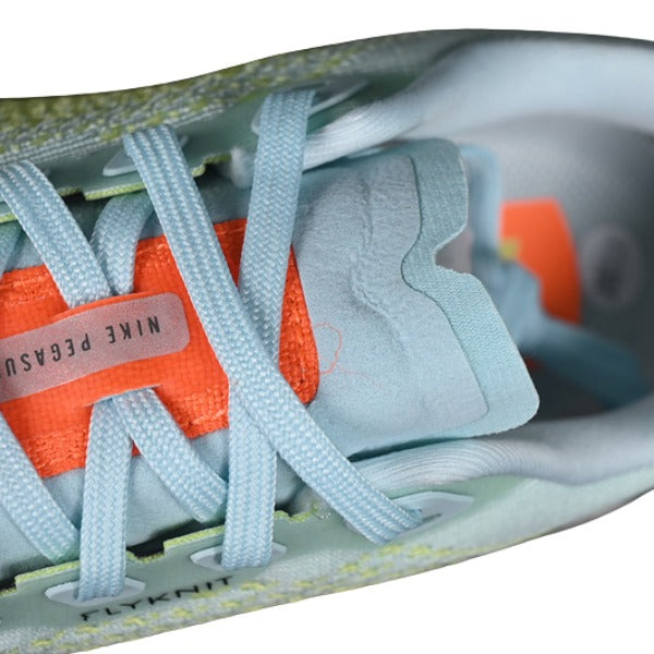 Nike Air Zoom Pegasus 35 Green and Orange Running Shoes