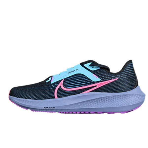 Nike Air Zoom Pegasus 40 Black and  Blue Running Shoes