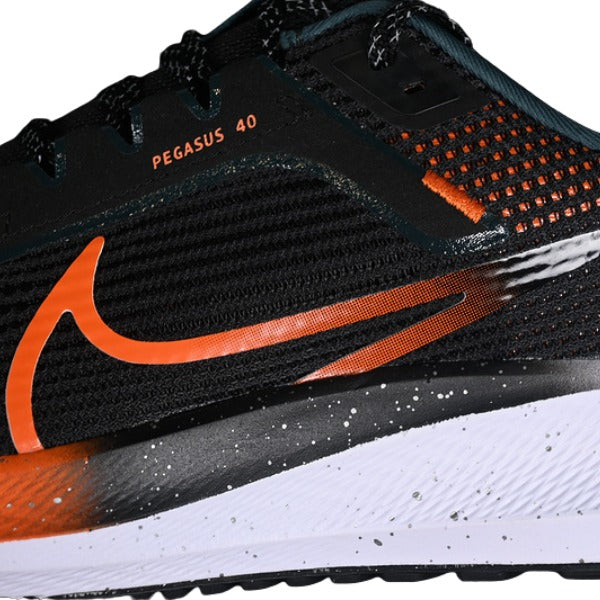 Nike Air Zoom Pegasus 40 Black and Orange Running Shoes