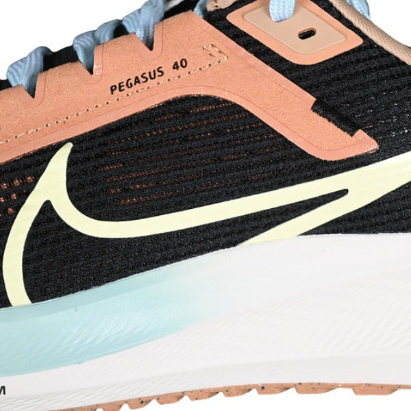 Nike Air Zoom Pegasus 40 Black and Orange Running Shoes