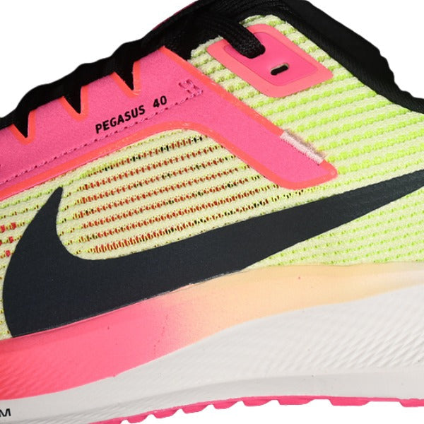 Nike Air Zoom Pegasus 40 Green and Pink Running Shoes