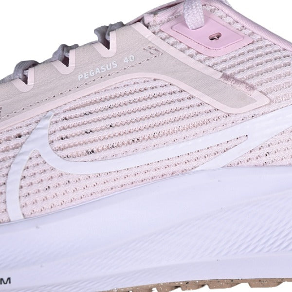 Nike Air Zoom Pegasus 40 Whiet and Pink Running Shoes