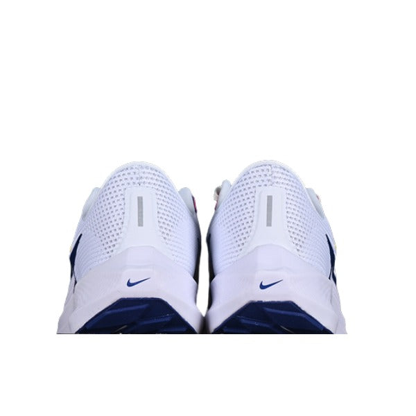 Nike Air Zoom Pegasus 40 White and Dark Blue Running Shoes