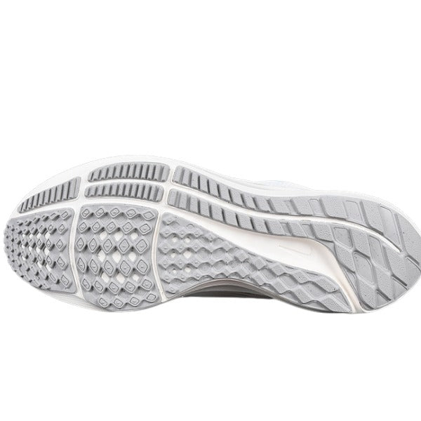 Nike Air Zoom Pegasus 40 White and Gray Running Shoes