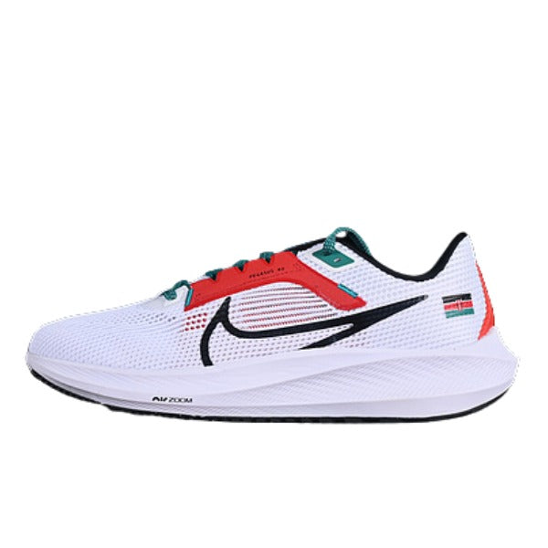 Nike Air Zoom Pegasus 40 White and Green Running Shoes