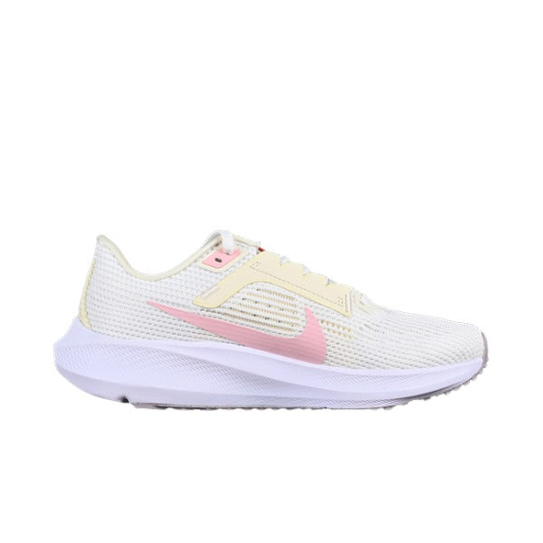 Nike Air Zoom Pegasus 40 White and Red Running Shoes