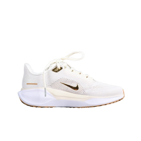 Nike Air Zoom Pegasus 41 White and Gold Running Shoes