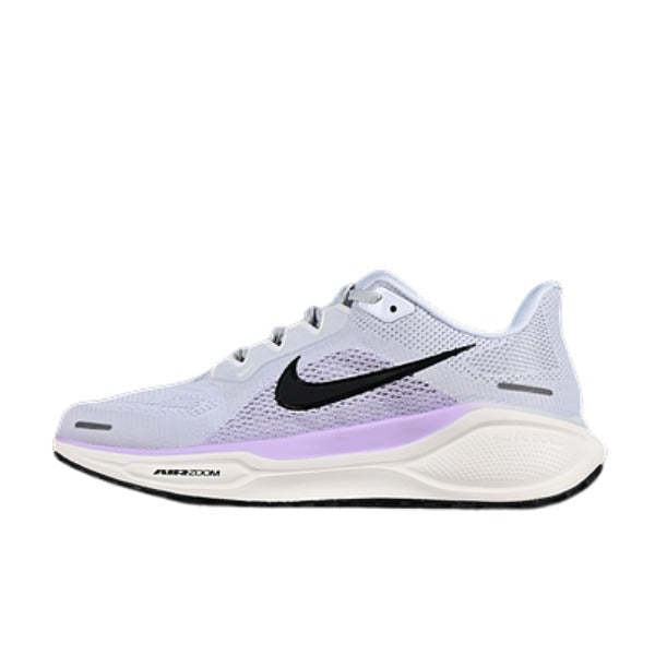 Nike Air Zoom Pegasus 41 White and Purple Running Shoes