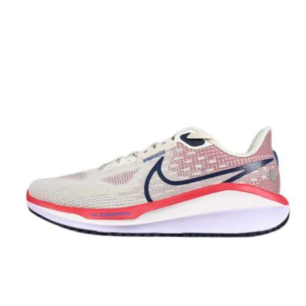 Nike Air Zoom Vomero 17 Beige and Red Running Shoes