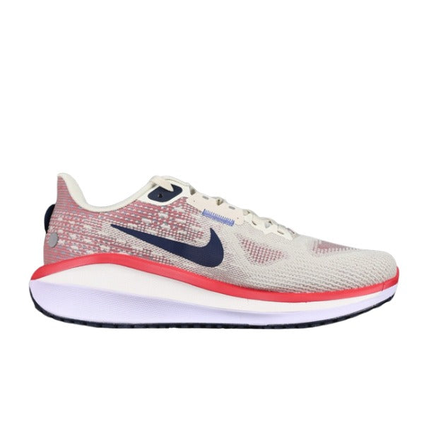 Nike Air Zoom Vomero 17 Beige and Red Running Shoes