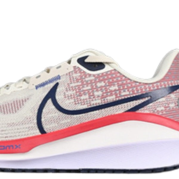 Nike Air Zoom Vomero 17 Beige and Red Running Shoes