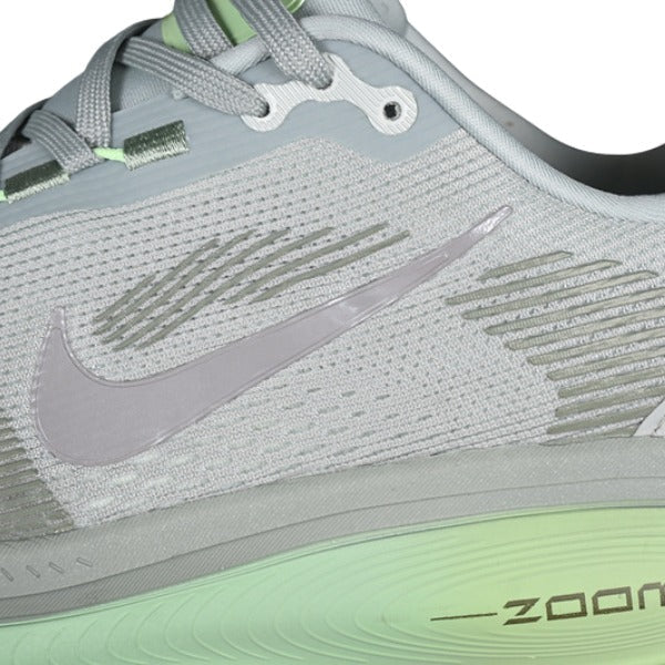 Nike Air Zoom Vomero 18 Gray and Light Green Running Shoes