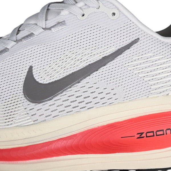 Nike Air Zoom Vomero 18 Gray and Red Running Shoes