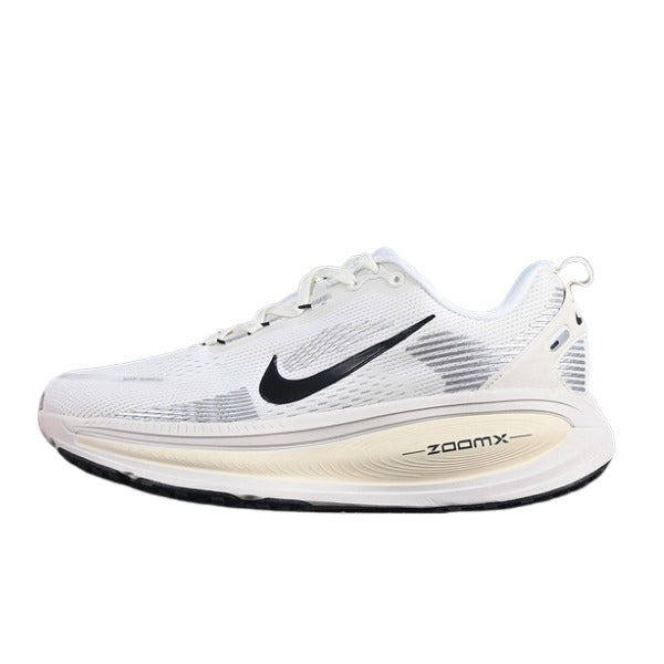 Nike Air Zoom Vomero 18 White and Beige Green Running Shoes