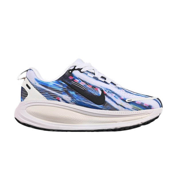 Nike Air Zoom Vomero 18 White and Blue/Black Running Shoes