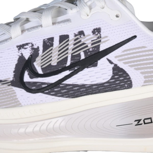Nike Air Zoom Vomero 18 White and Gray Running Shoes