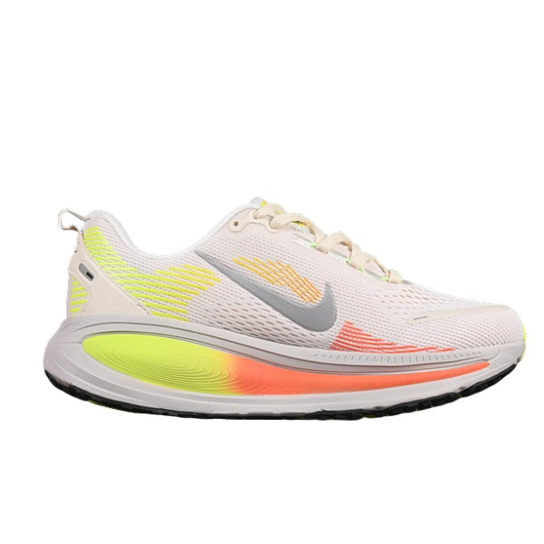 Nike Air Zoom Vomero 18 White and Green/Orange Running Shoes
