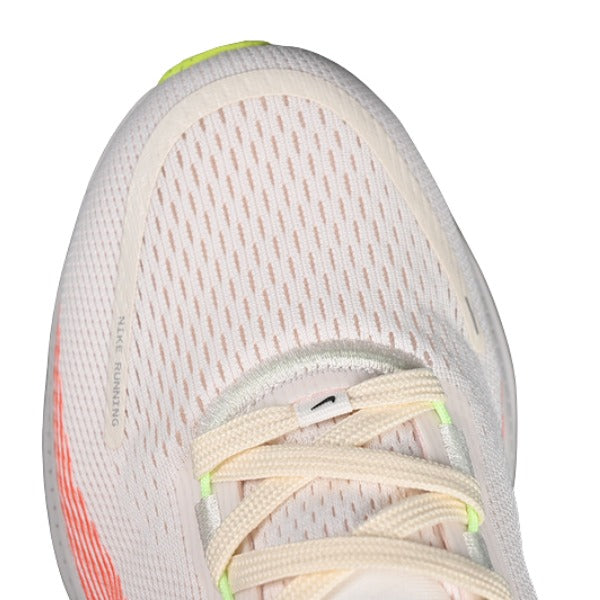Nike Air Zoom Vomero 18 White and Green/Orange Running Shoes