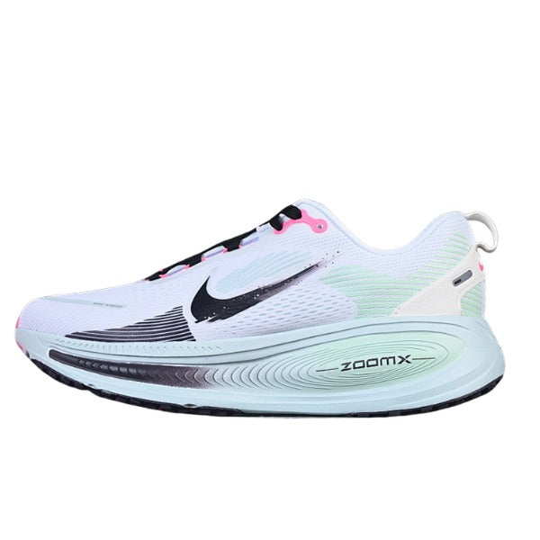 Nike Air Zoom Vomero 18 White and Light Blue Running Shoes