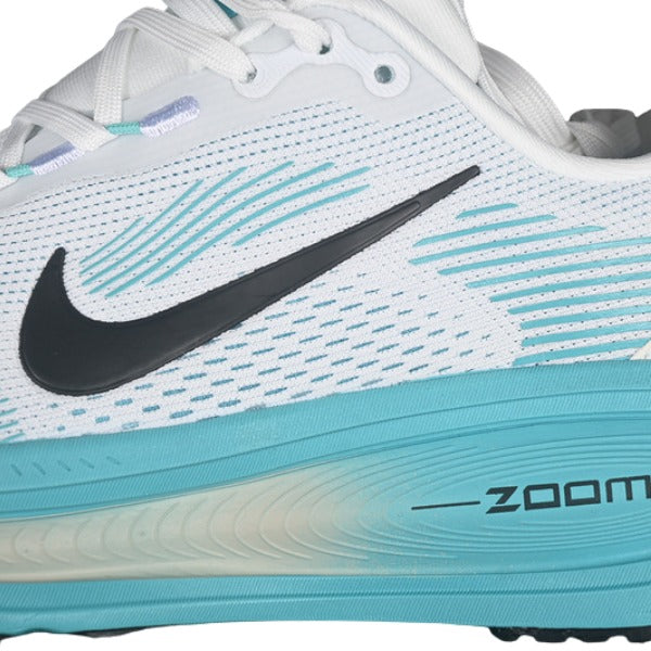 Nike Air Zoom Vomero 18 White and Light Blue  Running Shoes
