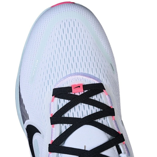 Nike Air Zoom Vomero 18 White and Light Blue Running Shoes