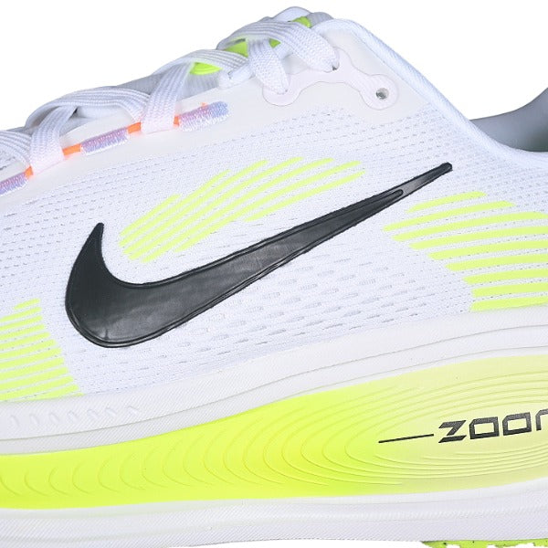 Nike Air Zoom Vomero 18 White and Light Green Running Shoes