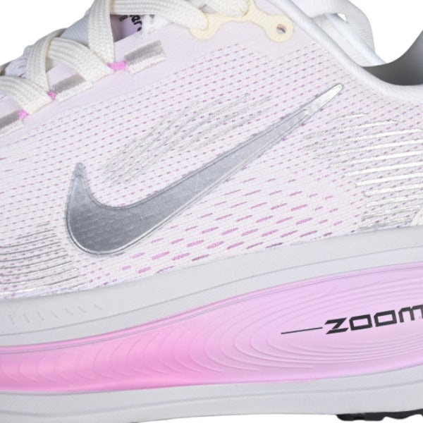 Nike Air Zoom Vomero 18 White and Pink Running Shoes