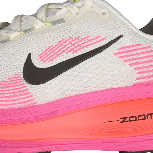 Nike Air Zoom Vomero 18 White and Pink Running Shoes