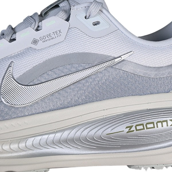 Nike Air Zoom Vomero 18 White and Silver Running Shoes