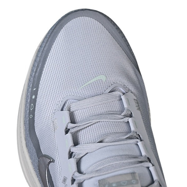 Nike Air Zoom Vomero 18 White and Silver Running Shoes