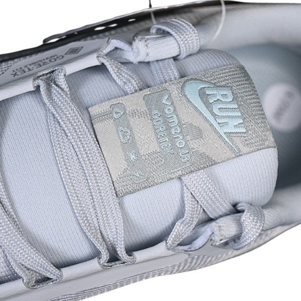 Nike Air Zoom Vomero 18 White and Silver Running Shoes