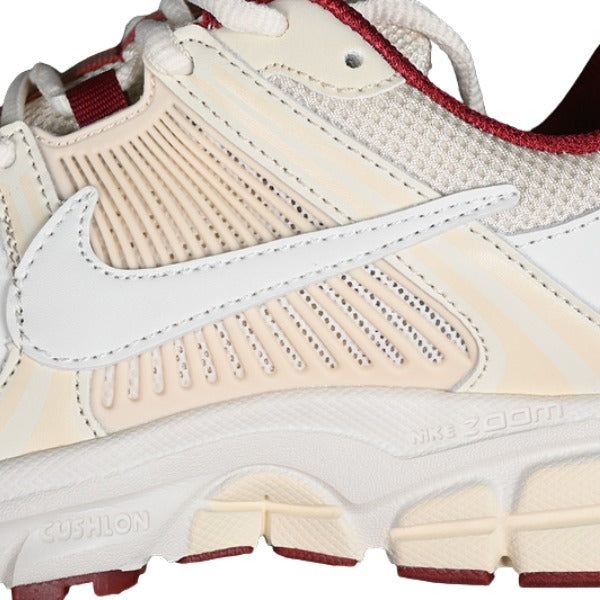 Nike Air Zoom Vomero 5 Beige and Red Running Shoes