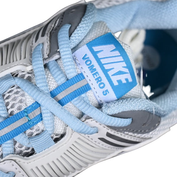 Nike Air Zoom Vomero 5 Silver and Blue Running Shoes