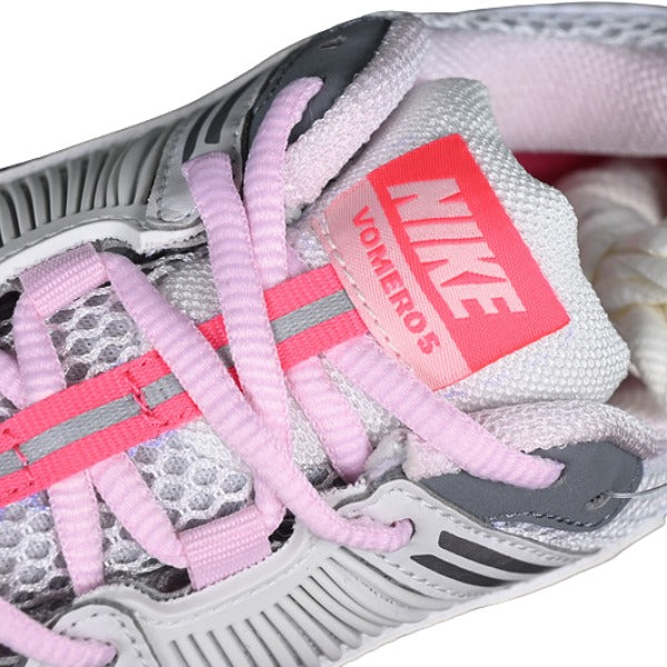 Nike Air Zoom Vomero 5 Silver and Pink Running Shoes