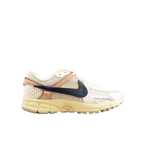 Nike Air Zoom Vomero 5 White and Beige Running Shoes