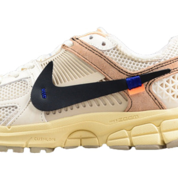 Nike Air Zoom Vomero 5 White and Beige Running Shoes