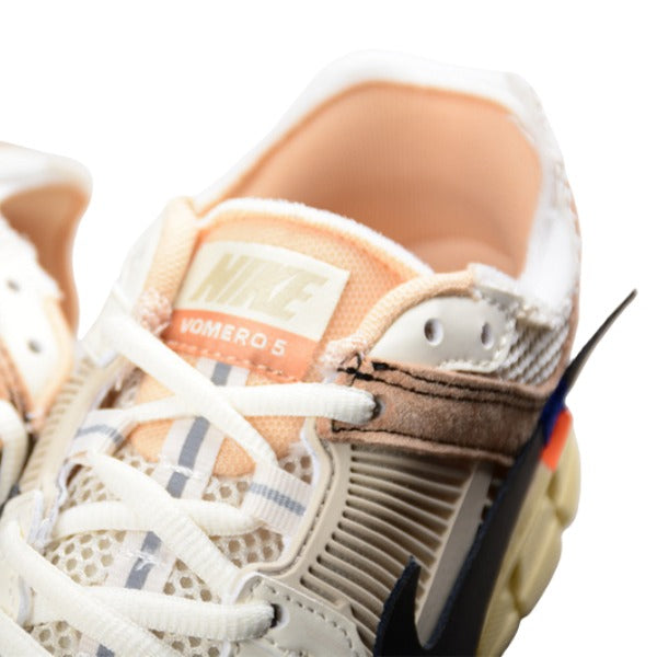 Nike Air Zoom Vomero 5 White and Beige Running Shoes