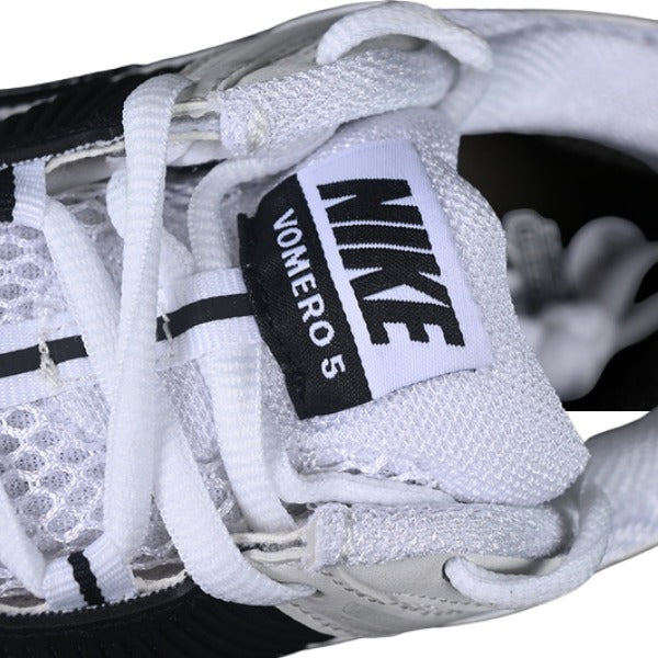 Nike Air Zoom Vomero 5 White and Black Running Shoes