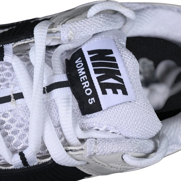 Nike Air Zoom Vomero 5 White and Black Running Shoes