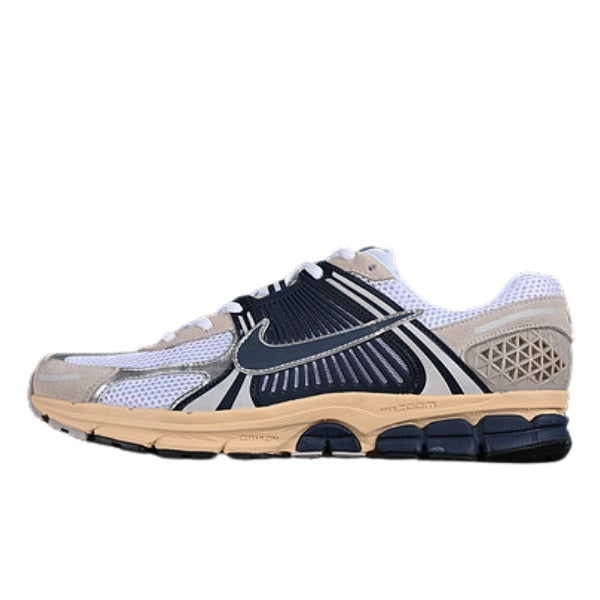 Nike Air Zoom Vomero 5 White and Dark Blue Running Shoes