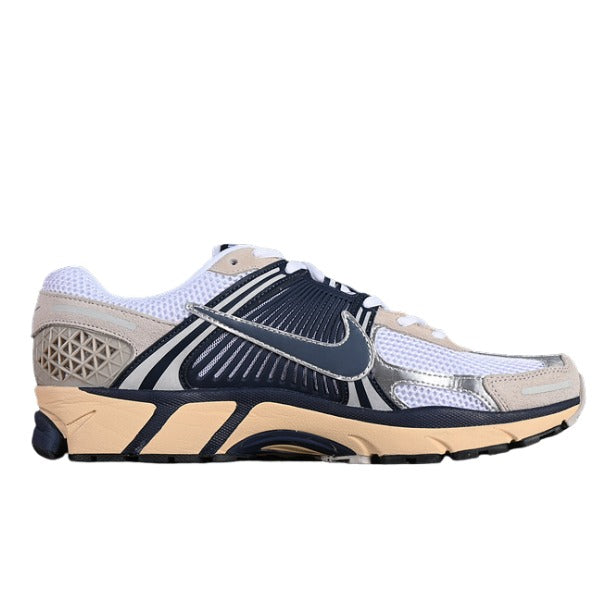 Nike Air Zoom Vomero 5 White and Dark Blue Running Shoes