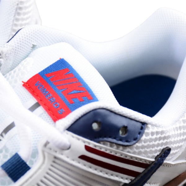 Nike Air Zoom Vomero 5 White and Dark Blue Running Shoes