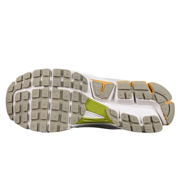 Nike Air Zoom Vomero 5 White and Gray/Yellow Running Shoes
