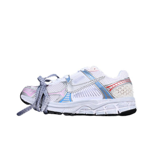 Nike Air Zoom Vomero 5 White and Silver Running Shoes