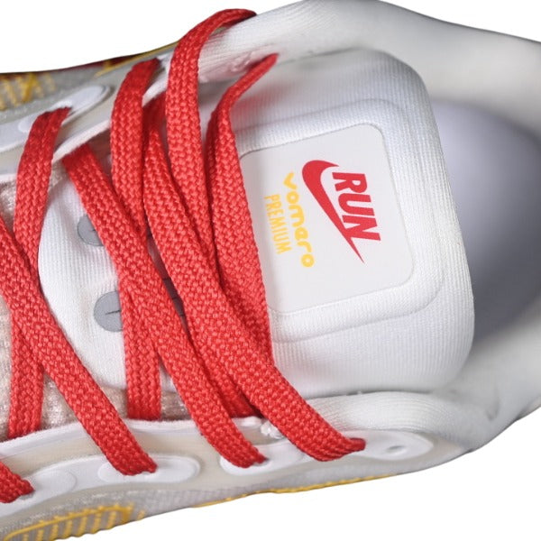 Nike Air Zoom Vomero Premium White and Orange Running Shoes